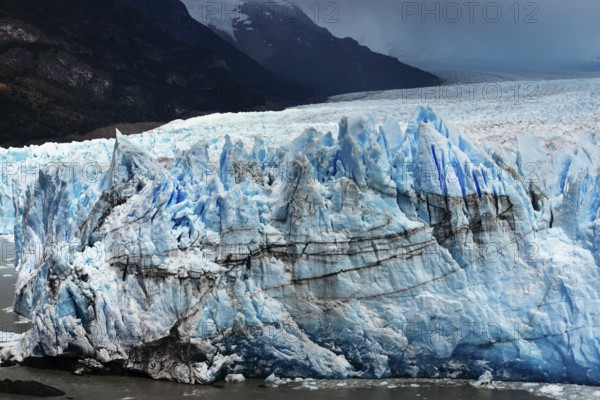 Perito Moreno Glacier, glacier tongue, glacier break, Los Glaciares National Park, Santa Cruz, Patagonia, Argentina, South America