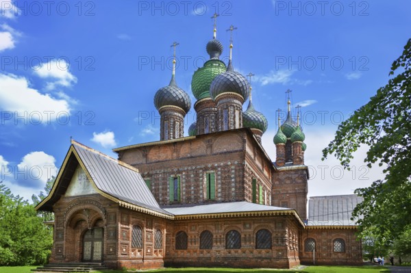 Church of John the Baptist is considered to be the acme of the Yaroslavl school of architecture, Yaroslavl, Russia, Europe