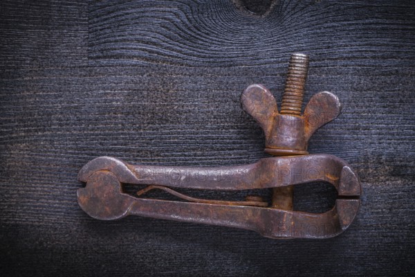 Old clamp on vintage board