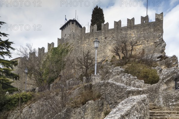 First tower or Fortress of Guaita is the oldest of the three towers constructed on Monte Titano, and the most famous. It was built in the 11th century. San Marino