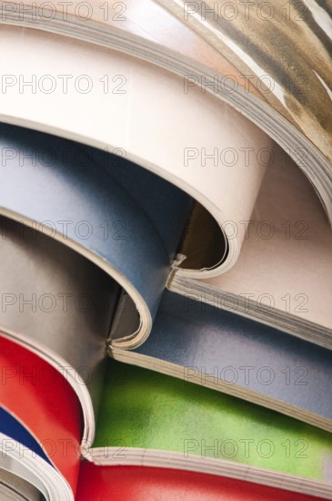 Stack of magazines, poland
