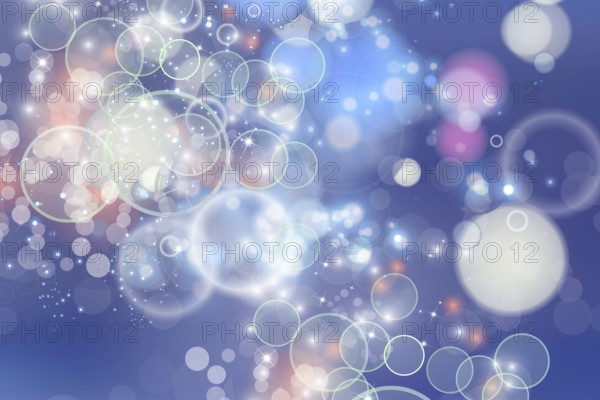 Beautiful bokeh made of blurred lights on colorfull background, Abstract defocused colorful blurred background. Abstract light background