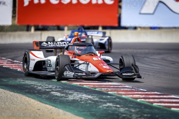 LUCA GHIOTTO (R) (51) of Arzignano, Italy practices for the Firestone Grand Prix of Monterey at WeatherTech Raceway Laguna Seca in Salinas, CA