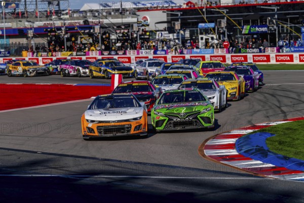 NASCAR Cup Series driver, AJ ALLMENDINGER (16), races through the turns during the Bank of Amercia ROVAL 400 at the Charlotte Motor Speedway in Concord NC