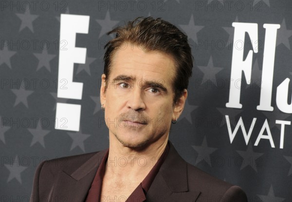Colin Farrell at the 30th Annual Critics Choice Awards held at the Barker Hangar in Satna Monica, USA on February 7, 2025, Santa Monica, California, USA, North America