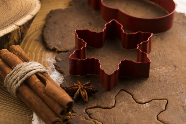 Baking Christmas gingerbread