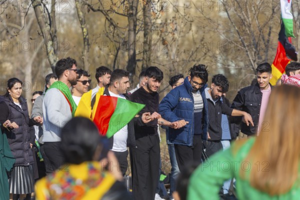 The Kurdish New Year festival Newroz, which is celebrated on 21 March, arose from the Kurdish people's spirit of resistance and still symbolises it today, Dresden, Saxony, Germany, Europe