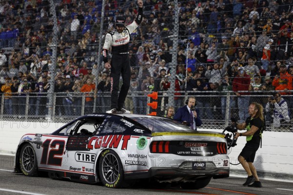 RYAN BLANEY (12) wins the Xfinity 500 at Martinsville Speedway in Ridgeway, VA, Ridgeway, United States of America