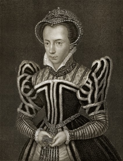 Maria I., 1516-1558, die Königin von England und Irland