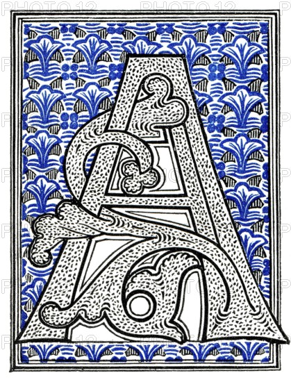 Decorated letters, Initials from the 11th century