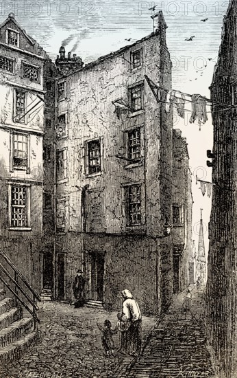 Lady Stair's Close, Lawnmarket, Edinburgh, Scotland, 17th century
