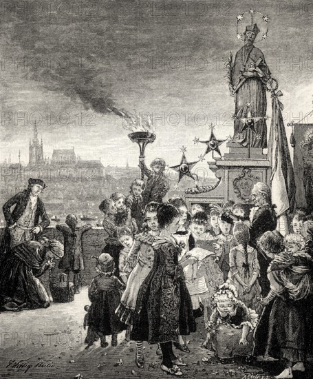 ST. NEPOMUK'S EVE, St. Nepomucks Vorabend, poem by Johann Wolfgang von Goethe
