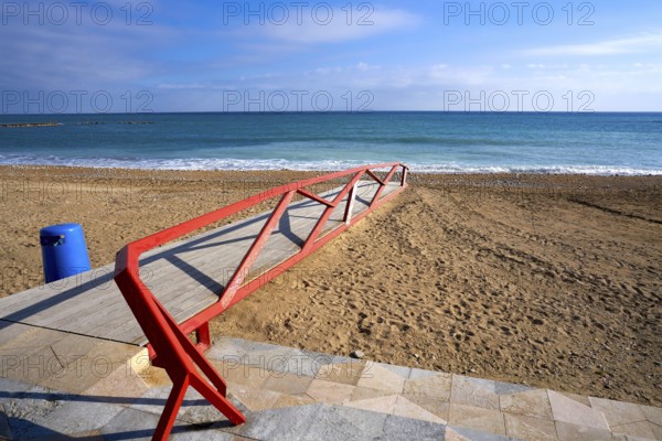 Vinaroz Playa del Forti beach in Castellon of Spain also Vinaros