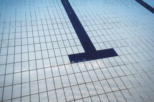 Underwater Empty Swimming Pool