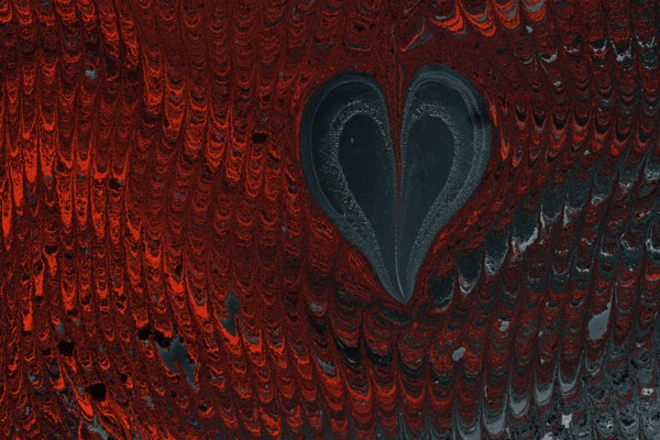 Ebru marble conch effect surface pattern design for print