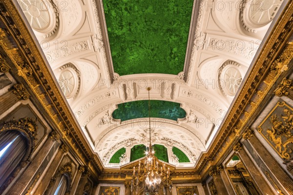 BRUSSELS ? AUGUST 06 : An interior view of the Royal Palace in Brussels, Belgium, AUGUST 06, 2014 in Brussels, Europe