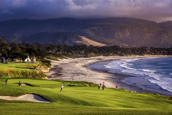 Pebble Beach golf course, Monterey, California, usa