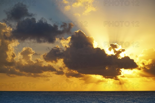 Riviera Maya sunrise beach at Mayan Mexico