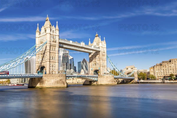 Tower Bridge in London, UK, United Kingdom. Europe