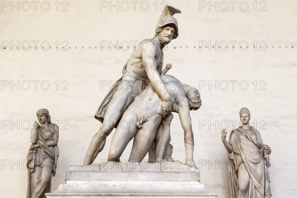 The Roman sculpture of Menelaus supporting the body of Patroclus