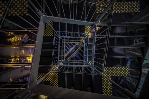 Spiral staircase of image. Shooting Location: Sendai, Miyagi Prefecture