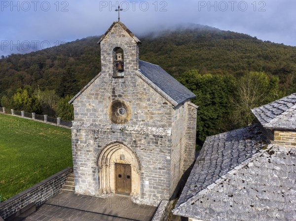 Roncesvalles, Church of Santiago, Santiago's road, Navarra, Spain, Europe