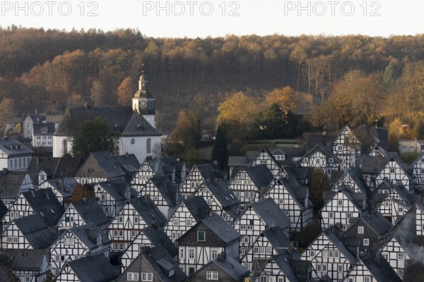 Freudenberg, the old town centre built entirely in half-timbered construction