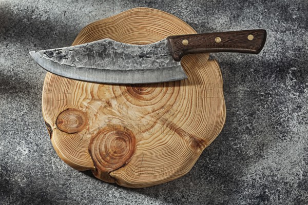 Dmascus Steel Knife For Meat