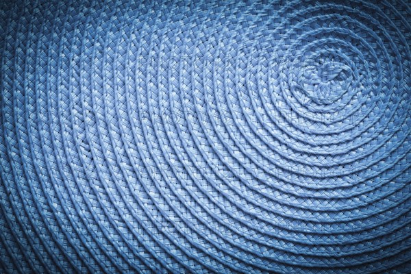 Texture of blue curled surface