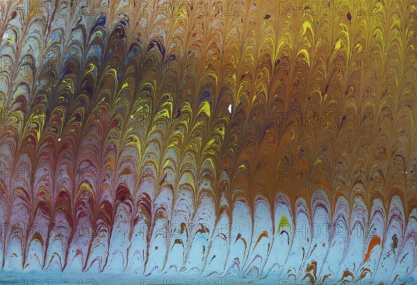 Abstract marbling art patterns in paint as background