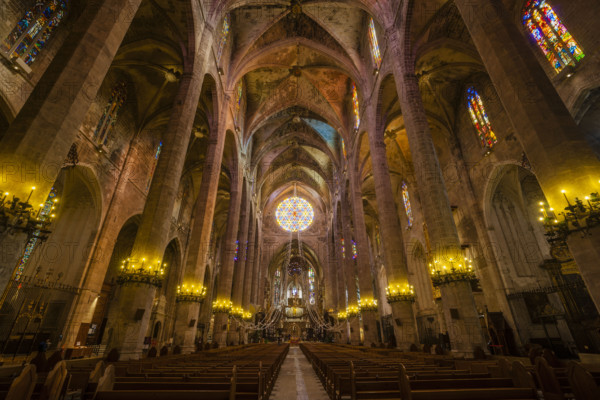 Cathedral of Mallorca, 13th century, Historical-artistic monument, Palma, mallorca, balearic islands, spain