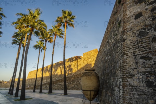 Royal Castle and Walls, main historic landmark of Ceuta in Spain, North Africa