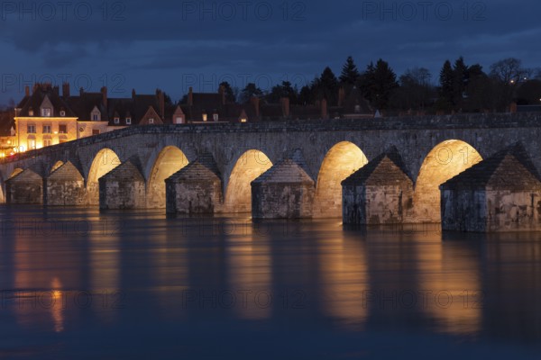 Bridge of Gien, Loiret, France, Europe