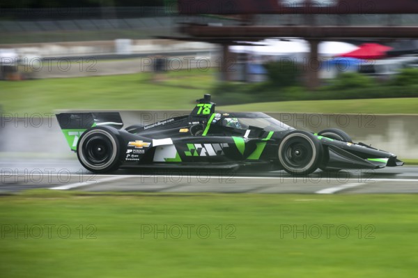 NOLAN SIEGEL (R) (78) of Palo Alto, California drives on track during a practice session for the XPEL Grand Prix at the Road America in Elkhart Lake WI