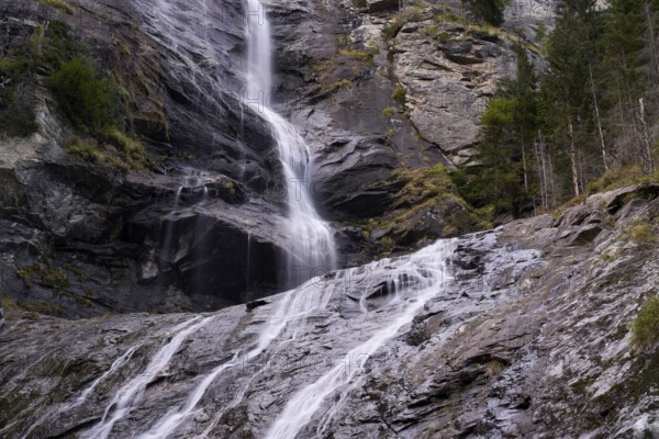 Maralmbach Falls, Malta Valley, Hohe Tauern National Park, Carinthia, Austria, Europe