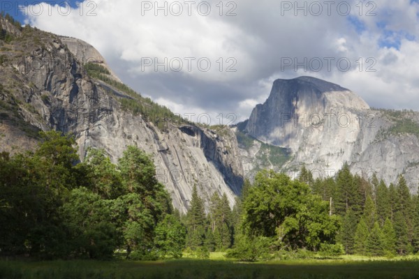 The sunset in Yosemite National Park, California, USA, North America