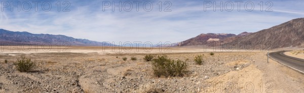 Great scenic Death Valley landscape, USA, North America