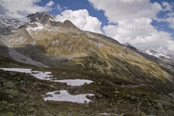 To the Pfitscherjoch, Zillertal, Austria, Europe