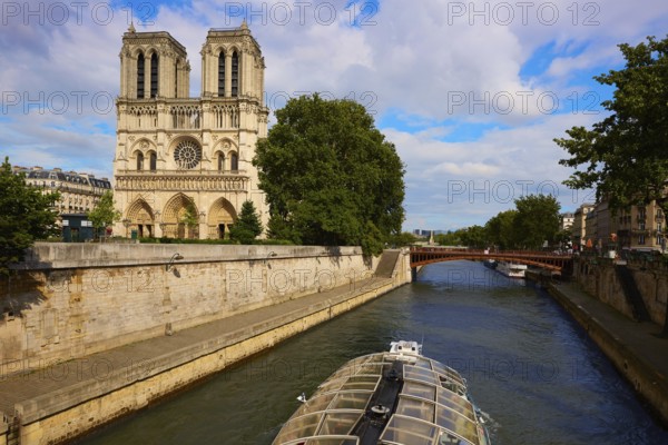 Notre Dame cathedral in Paris France French Gothic architecture