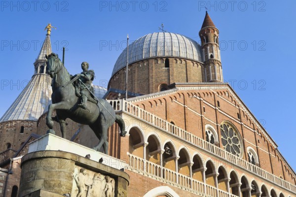 St marks basilica di santa maria del fiore, photo as a background, in sant antonio prato della valle, padova, padua italy