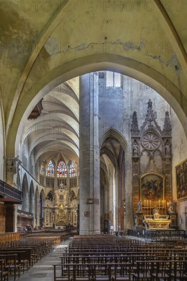 Toulouse Cathedral is a Roman Catholic church located in the city of Toulouse, France. Interior