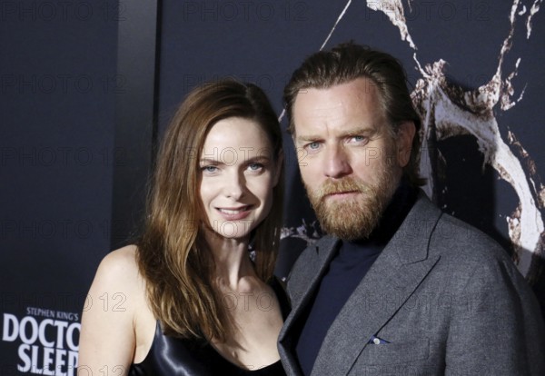 Ewan McGregor and Rebecca Ferguson at the Los Angeles premiere of 'Doctor Sleep' held at the Regency Village Theater in Westwood, USA on October 29, 2019