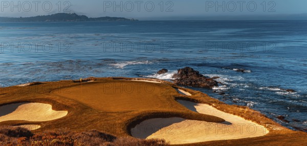 Pebble Beach golf course, Monterey, California, usa