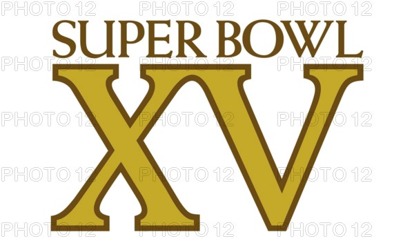Super Bowl 15 Logo, Sports leagues, Logo