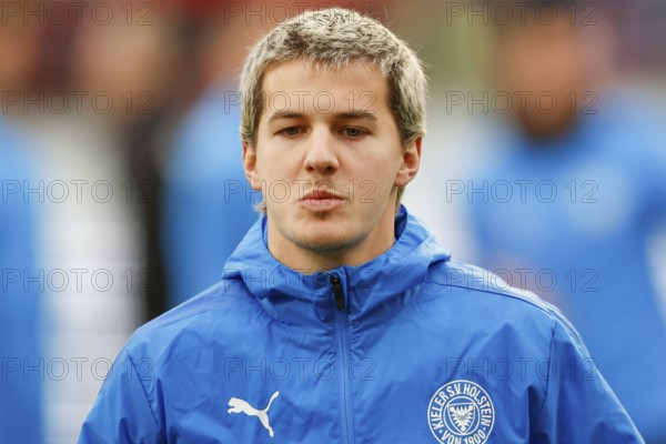 Football, Bundesliga 1, Matchday 26, 2024/2025, 1. FC Heidenheim vs. Holstein Kiel, 16/03/2025, Voith-Arena, Heidenheim, Germany, John TOLKIN (Holstein Kiel, 47), Europe