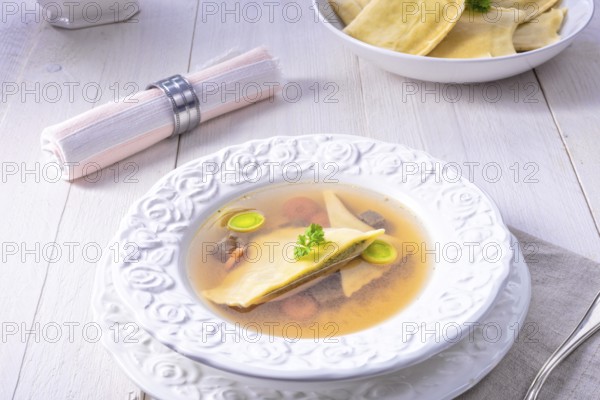 Delicious Swabian original! Maultaschen with traditional filling