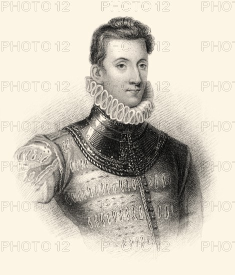Sir Philip Sidney, 1554-1586, englischer Dichter, Höfling, Gelehrter und Soldat