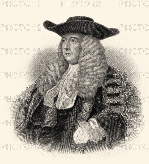 Charles Pratt, 1. Earl Camden, 1714-1794, englischer Rechtsanwalt, Richter und Whig-Politiker
