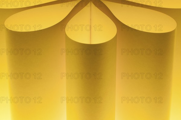 Abstract background image of pattern made by curved paper
