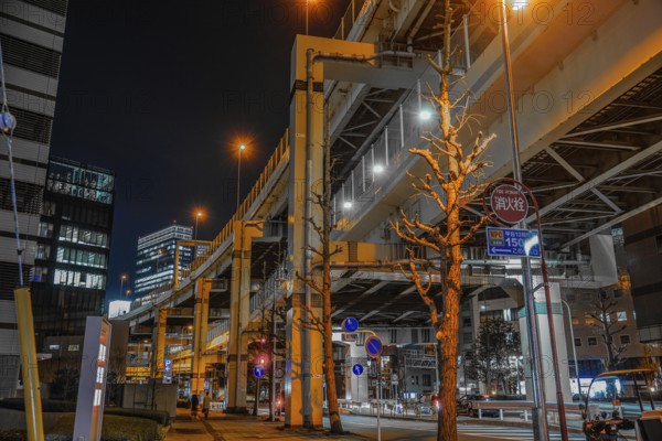Metropolitan Expressway Kanagawa No. 1 Yokohane line. Shooting Location: Yokohama-city kanagawa prefecture